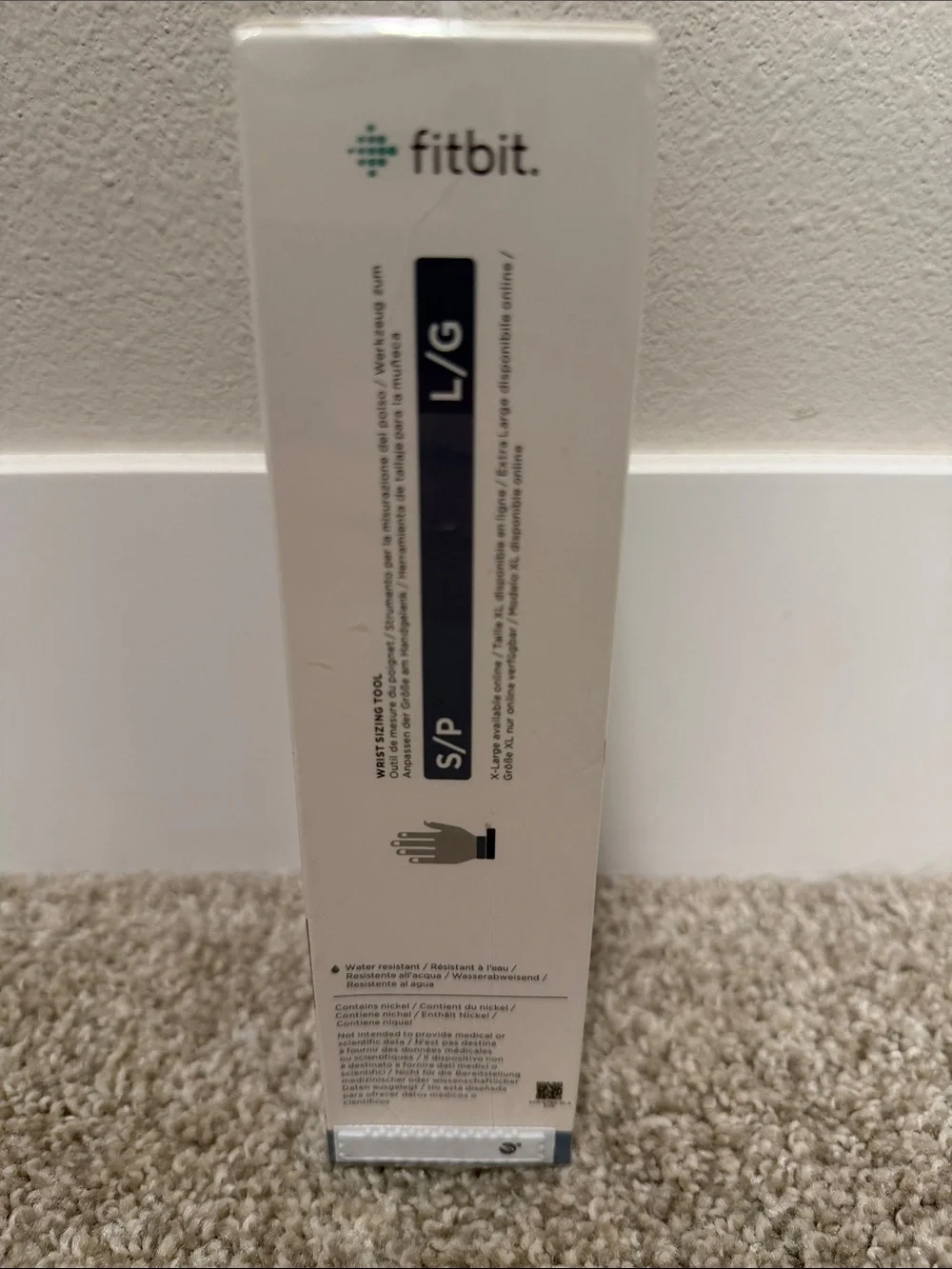 *NEW* Fitbit Charge 2 Fitness Band Sz Small Stainless Steel Tracker Black Band